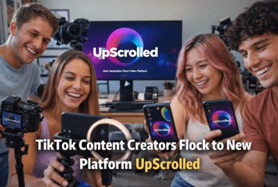 Title: TikTok Content Creators Flock to New Platform UpScrolled