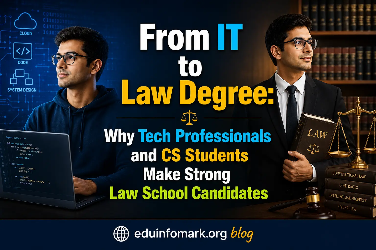 From IT to Law Degree: Why Tech Professionals and Computer Science Students Make Strong Law School Candidates