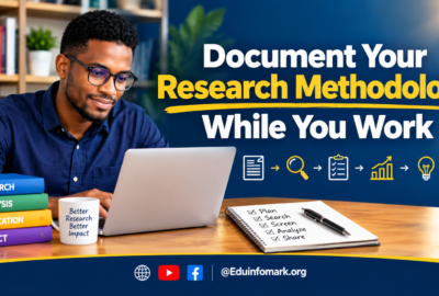 How To Document Your Research Methodology While You Work